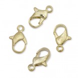 Zdjęcie - Karabińczyki pozłacane 12mm light gold